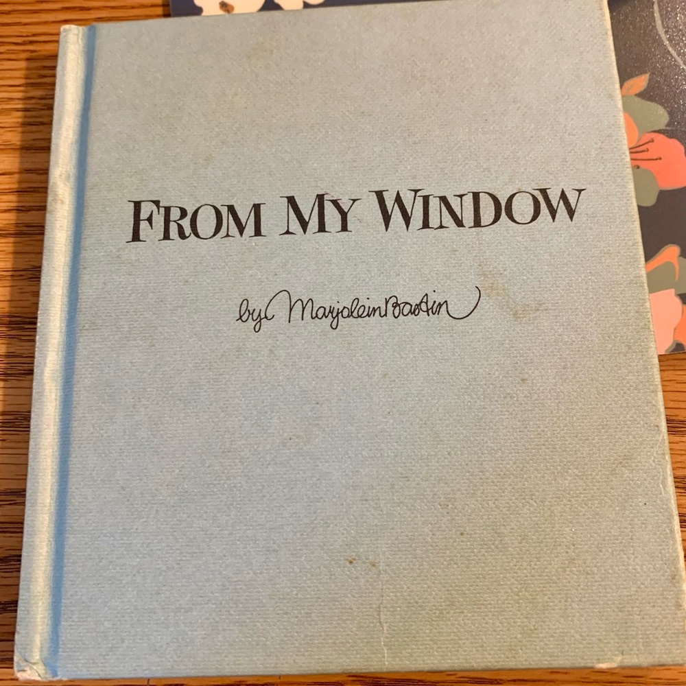 Vintage Hallmark Gift Book “ From My Window” by Marjolein Bastin